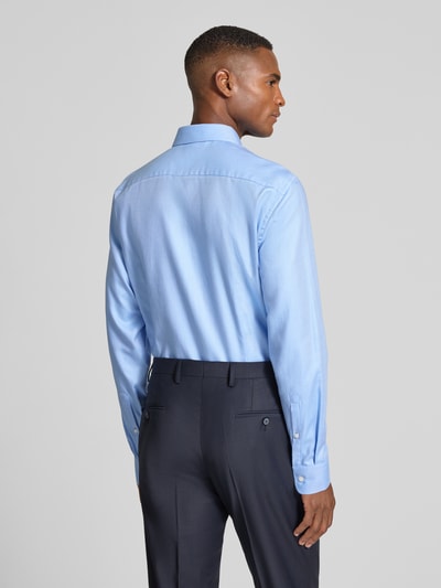 Jake*s Slim Fit Business-Hemd mit Knopfleiste Bleu 5