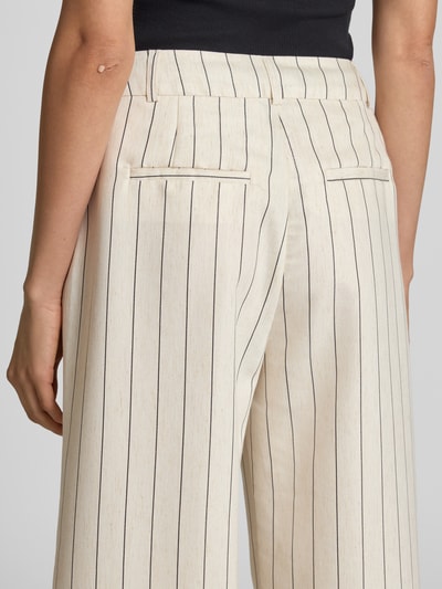 comma Culotte van viscosemix met steekzakken Wit - 3