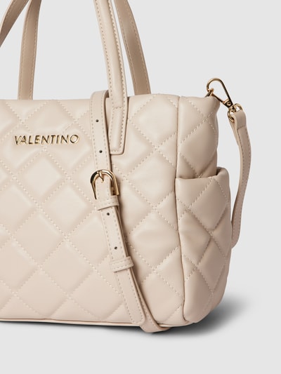 VALENTINO BAGS Handtas met doorgestikte naden, model 'OCARINA' Ecru - 2