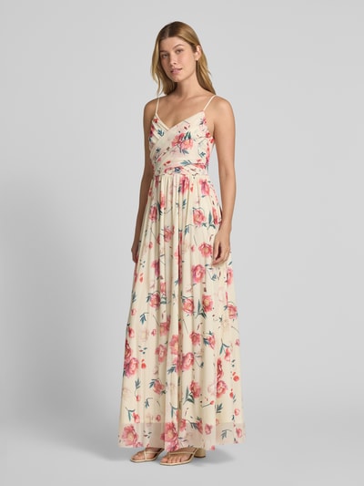 GUIDO MARIA KRETSCHMER WOMAN Abendkleid in Wickel-Optik Modell 'Cathleen' Offwhite 1