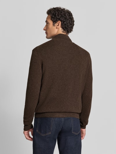GANT Troyer aus reiner Wolle Dunkelbraun 5