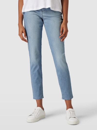 Brax Slim Fit Jeans mit verkürztem Schnitt Modell 'STYLE.SHAKIRA' Blau 4