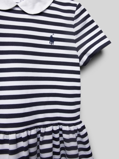 Polo Ralph Lauren Kids Kleid mit Logo-Stitching Marine 2