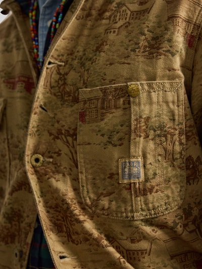 Polo Ralph Lauren Relaxed Fit Hemdjacke aus reiner Baumwolle Beige 7
