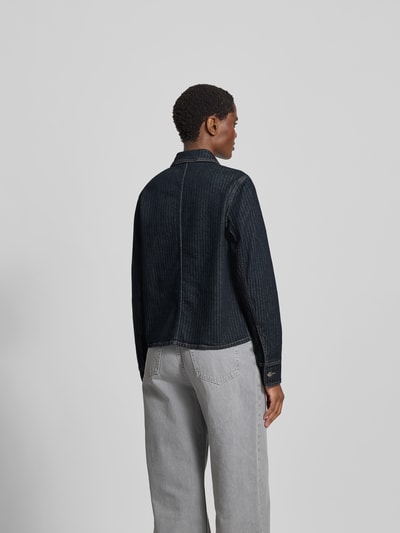 Closed Jeansjacke mit Umlegekragen Dunkelblau 5