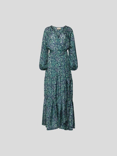 Hannah Artwear Maxikleid mit Paisley-Muster Dunkelblau 2