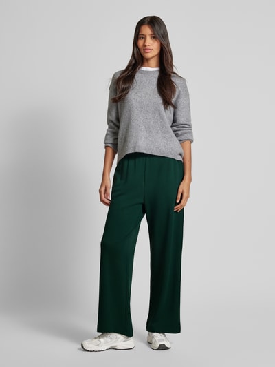 MSCH Copenhagen Relaxed fit stoffen broek met elastische band, model 'Edilina IMA Q' Donkergroen - 1