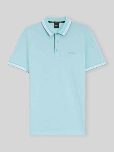 BOSS Green Koszulka polo o kroju regular fit z czystej bawełny model „PADDY” Morski 2