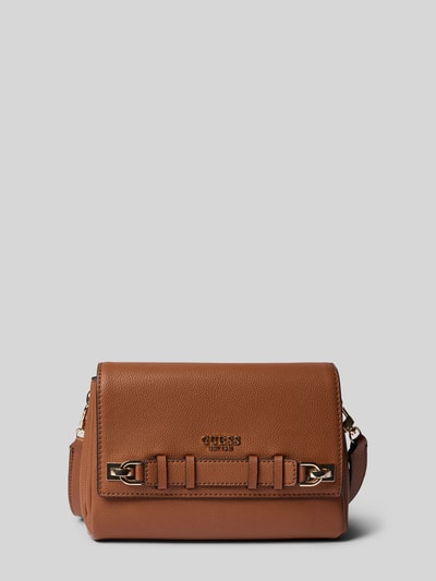 Guess Torba na ramię z detalem z logo model ‘GREGORIA’ Koniakowy 2