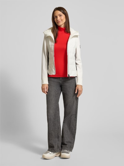 Marc Cain Shirt met lange mouwen en opstaande kraag Rood - 1