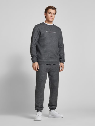 Tommy Hilfiger Sweatpants mit elastischem Bund Anthrazit 1