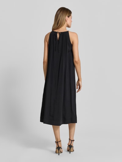 OPUS Midikleid mit rückseitigem Schlüselloch-Ausschnitt Black 5