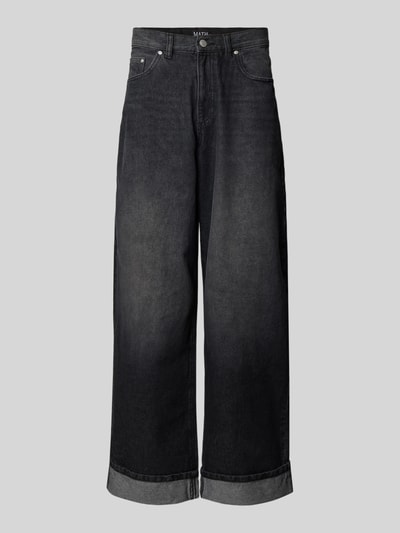 Review X MATW Jeansy o kroju baggy fit z 5 kieszeniami Czarny 2