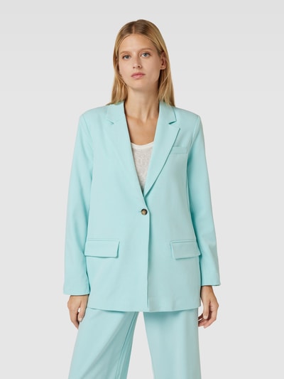 MSCH Copenhagen Blazer met klepzakken, model 'Fanilla' Lichtturquoise - 4