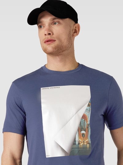 ARMANI EXCHANGE T-Shirt mit Motiv-Print Marine 3