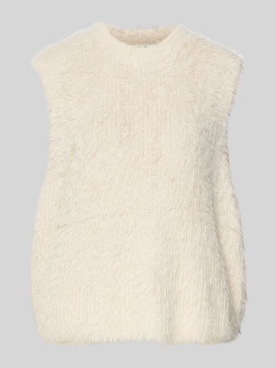 Christian Berg Woman Pullunder aus Effektgarn mit Rundhalsausschnitt Sand 2