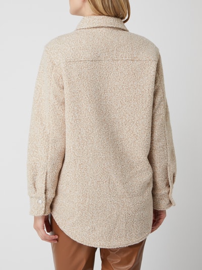 OPUS Damen Jacke HELISA - Modische Wolljacke Mit Stehkragen | Ca. 61cm Rückenlänge