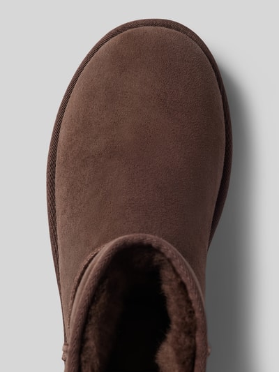 UGG Boots van leer, model 'CLASSIC MINI' Donkerbruin - 3