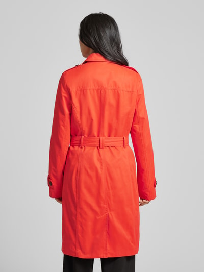 s.Oliver RED LABEL Trenchcoat met strikceintuur Koraal - 5