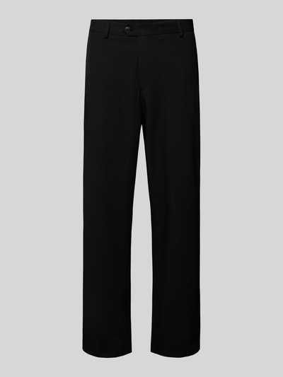 Produktfoto, Loose Fit Anzughose mit Viskose-Anteil Modell 'LIAM' von SELECTED HOMME, Optik: Unifarben, knitterfrei, Stretch, seitliche Eingrifftaschen, Gesäßtaschen