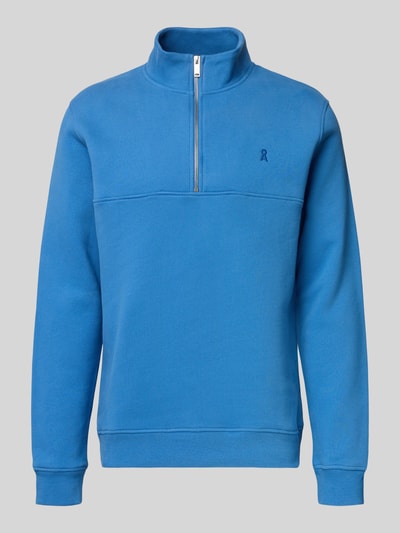 Armedangels Regular Fit Troyer aus reine Baumwolle Modell 'WAARLO' Royal 2