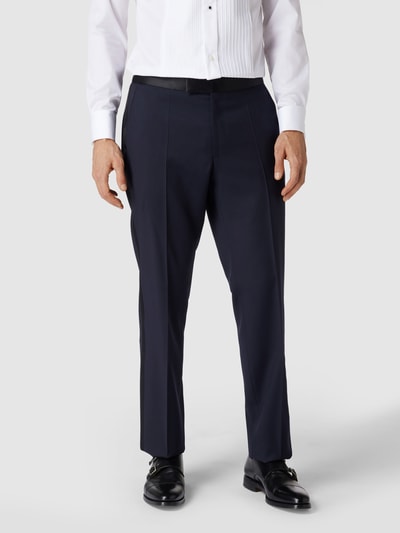 BOSS Slim Fit Anzughose mit Kontraststreifen Marine 4