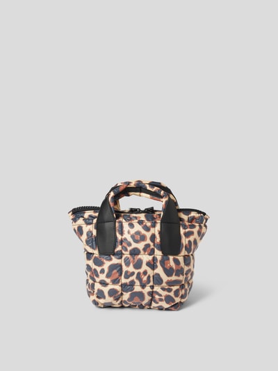Vee Collective Crossbody Bag mit Allover-Animal-Print Hellbraun 4