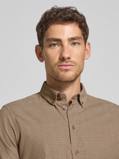 Casual Friday Regular fit vrijetijdsoverhemd met button-downkraag, model 'PONTUS' Beige - 3