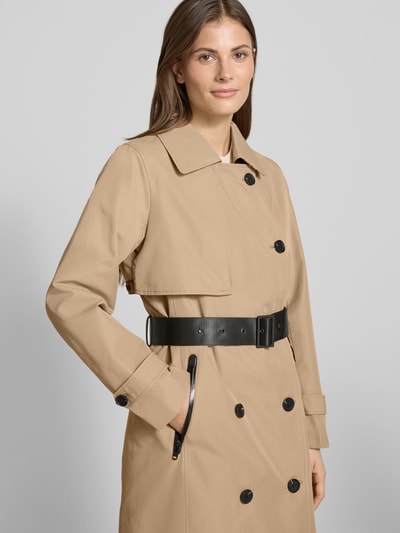 khujo Trenchcoat mit Reißverschlusstaschen Modell 'ERINE' Camel 3