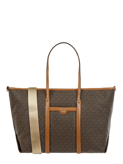 MICHAEL Michael Kors Shopper met logomotief, model 'Beck' Donkerbruin - 1