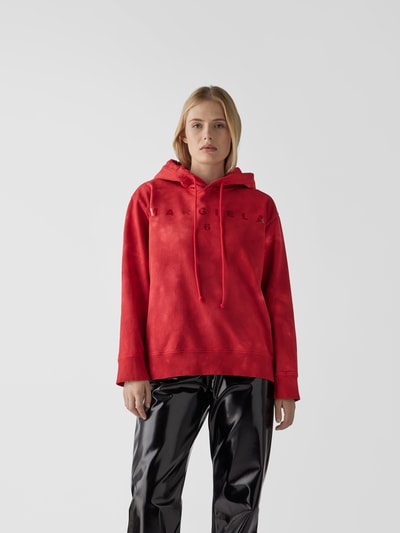 MM6 Maison Margiela Hoodie mit Brand-Print Rot 4