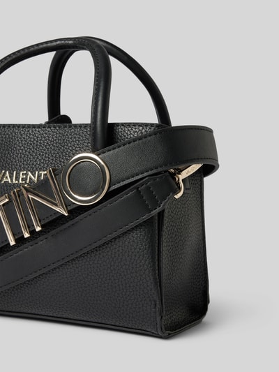 VALENTINO BAGS Torebka z aplikacją z logo model ‘ALEXIA’ Czarny 2