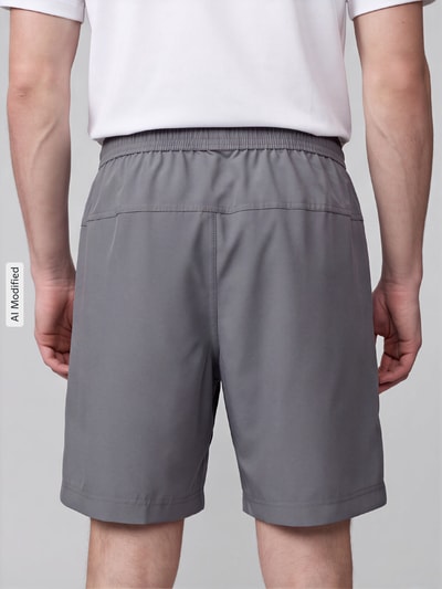Nike Training Regular Fit Sportshorts mit Logo-Print Mittelgrau 2
