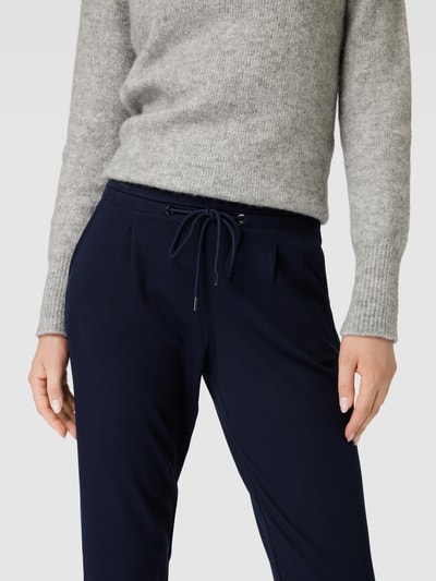 Christian Berg Woman Stoffen broek met elastische band Donkerblauw - 3