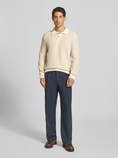 JOOP! COLLECTION Pullover van wolmix met viscose, model '24Vennios' Offwhite - 1