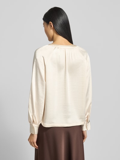 s.Oliver RED LABEL Oversized blousetop met cacharelplooi Ecru - 5
