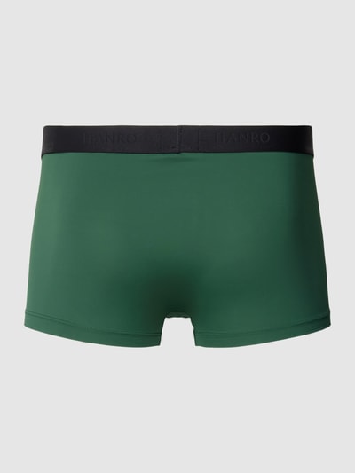 Hanro Trunks mit Label-Bund Dunkelgruen 3