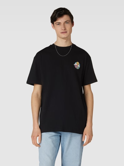 URBAN CLASSICS T-Shirt mit Motiv-Print Modell 'Cloudy Tee' Black 4