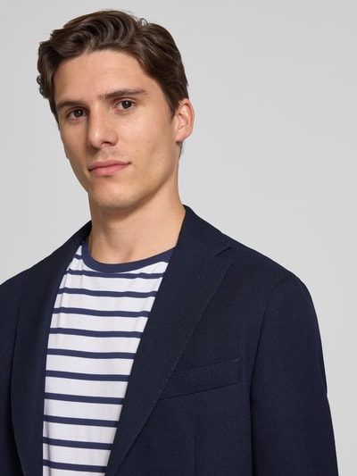 BOSS Regular Fit Anzugsakko aus Schurwoll-Mix Modell 'HANRY' Marine 3