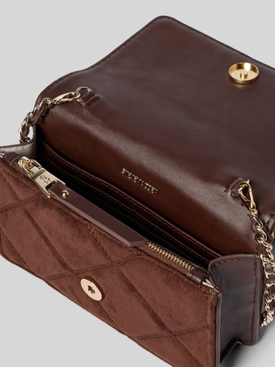 Steve Madden Crossbodytas met labeldetail Donkerbruin - 5