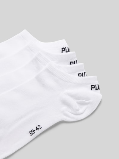 PUMA Sneakersocken mit Label-Detail im 4er-Pack Weiss 2