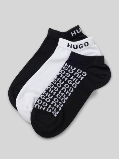 HUGO Socken mit Label-Detail im 3er-Pack Black 1