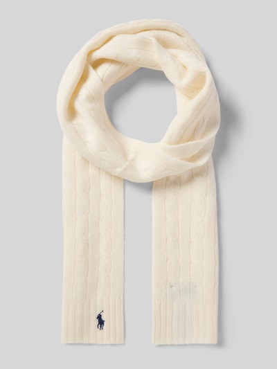 Polo Ralph Lauren Szal z kaszmirem Złamany biały 1