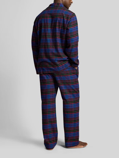Polo Ralph Lauren Underwear Pyjama-Set reiner Baumwolle mit Bärenstickerei Dunkelgruen 4