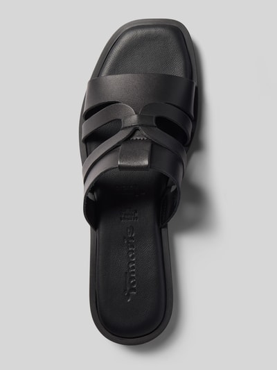 Tamaris Slippers met blokhak Zwart - 3