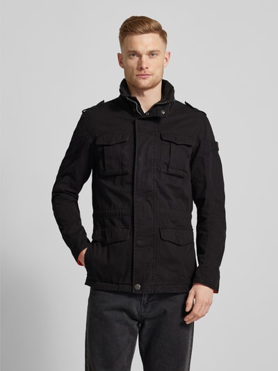 Wellensteyn Funktionsjacke in unifarbenem Design Modell 'COLONEL' Black 4