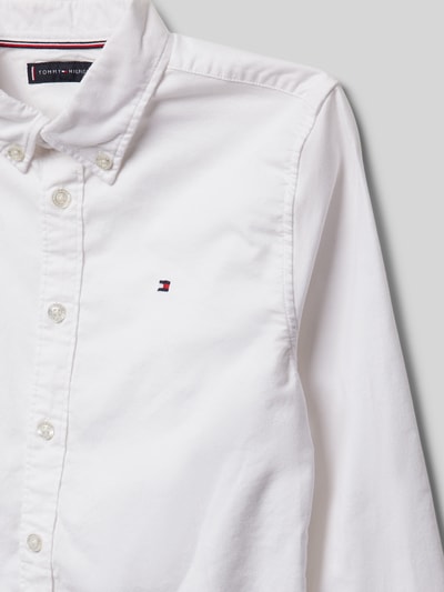 Tommy Hilfiger Teens Regular Fit Hemd mit Button-Down-Kragen Weiss 2