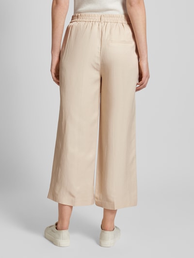 s.Oliver BLACK LABEL Regular Fit Culotte mit Bügelfalten Sand 5