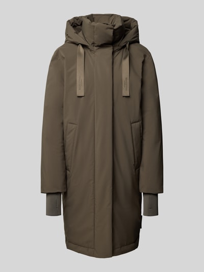 Marc O'Polo parka o kroju relaxed fit z kołnierzem z kapturem Oliwkowy 2