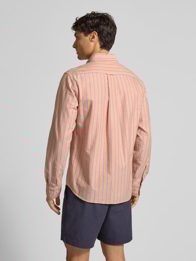 Gant Regular Fit Freizeithemd mit Motiv-Stitching Orange 5